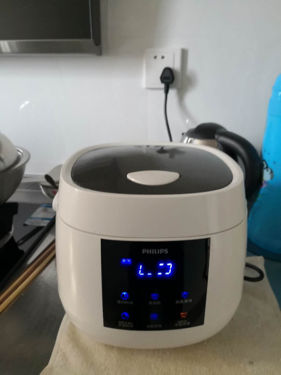 飞利浦(philips)电饭煲 hd3061/00 家用迷你智能小电饭锅 2l可预约