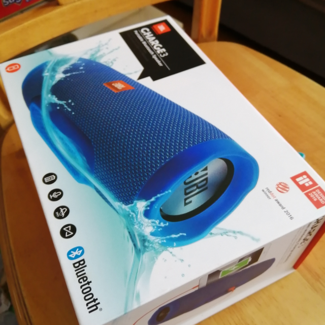 jblcharge3音乐冲击波3蓝牙40蓝牙音箱蓝色