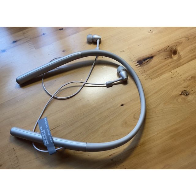 索尼sonywih700蓝牙无线耳机颈挂式hires立体声手机耳机浅金