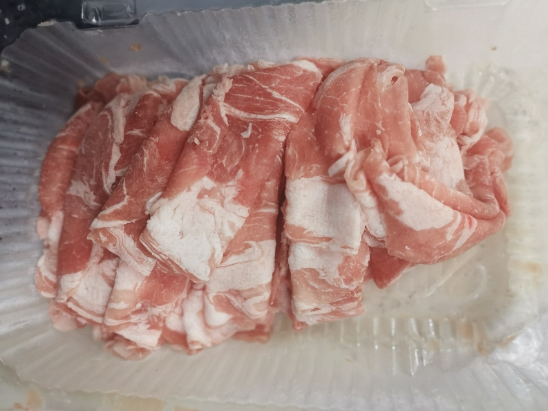 鲜有汇聚 羊肉卷200克 火锅食材涮羊肉 内蒙古羔羊卷肥羊卷羊肉片晒单