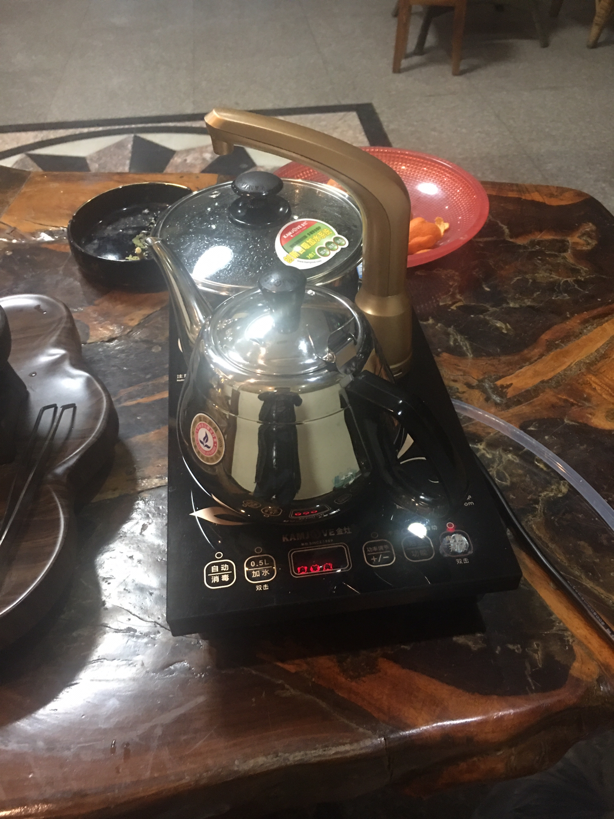 功夫茶泡茶电磁茶炉 304食品级不锈钢 烧水壶 茶具晒单图