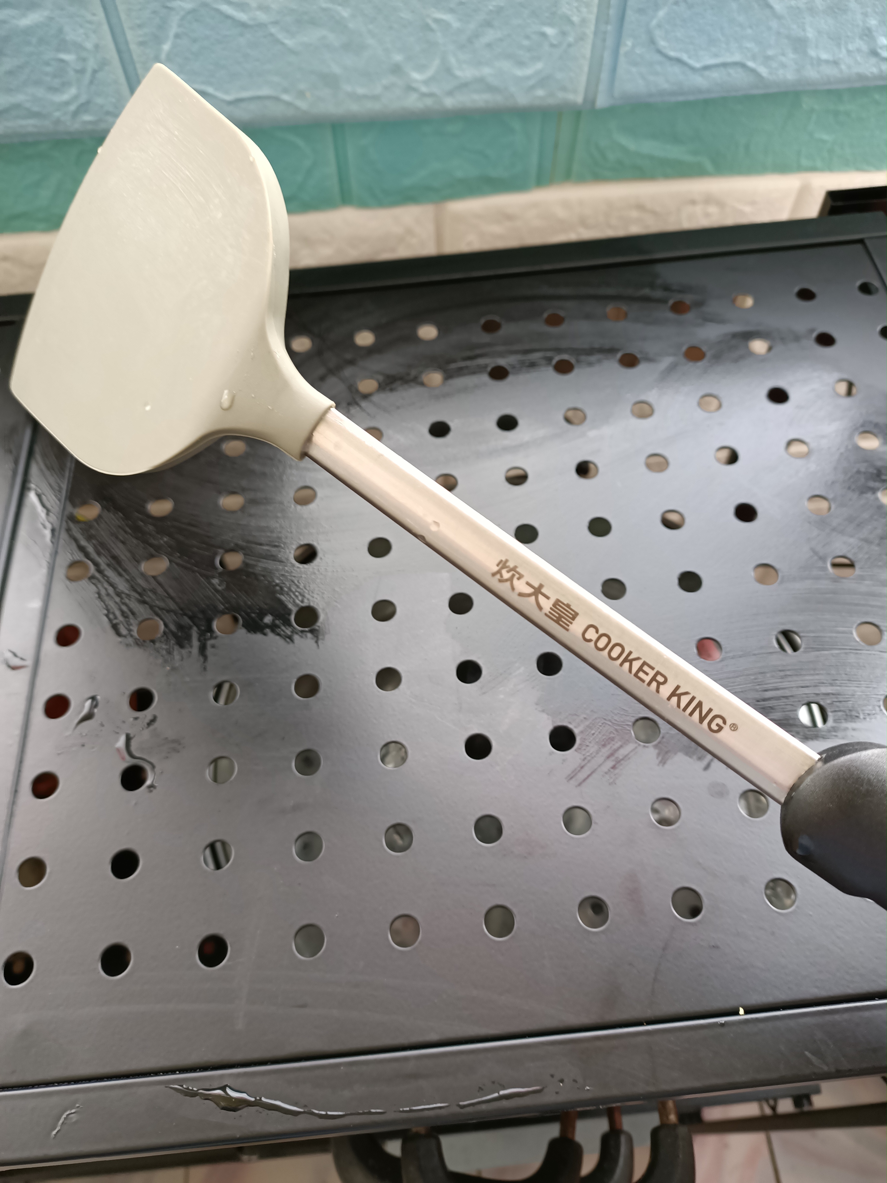 炊大皇(cooker king)锅铲硅胶铲不粘锅专用锅铲耐高温铲 wg15808轻巧