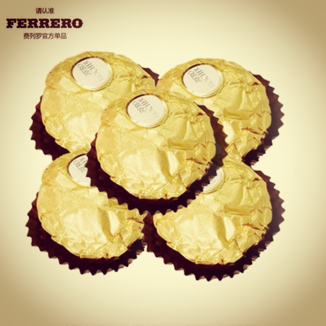 > ferrero/費列羅榛果威化巧克力t30結婚喜糖巧克力整盒30顆商品評價