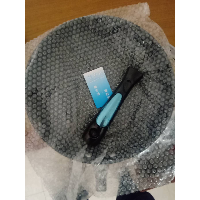 爱自由麦饭石26cm平底锅不粘锅少油烟熟铁锅煎锅小炒锅电磁炉燃气通用