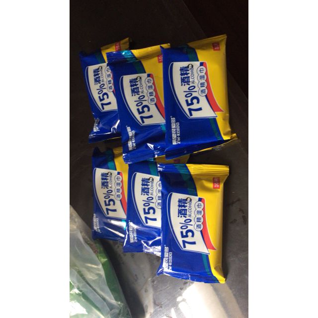 展望可爱多75酒精湿巾10片启封10袋组合装