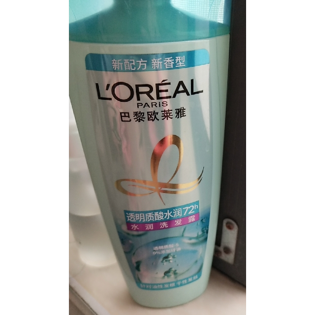 歐萊雅loreal透明質酸水潤洗髮露400ml適合乾性髮質成人水潤洗髮水