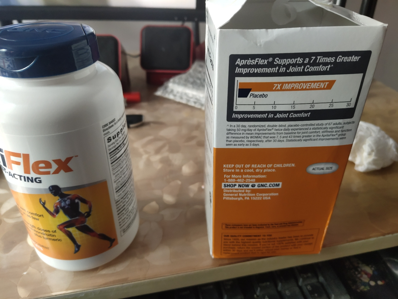 美国gnc健安喜维骨力优骨力triflex240片快速见效型氨糖葡萄糖胺软骨