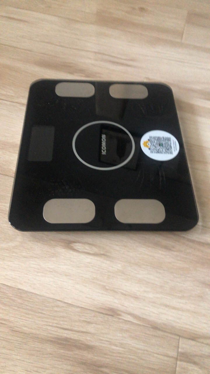 电子秤人体秤体重秤fg223lb黑色钢化玻璃lcd高清背光显示180kg晒单图