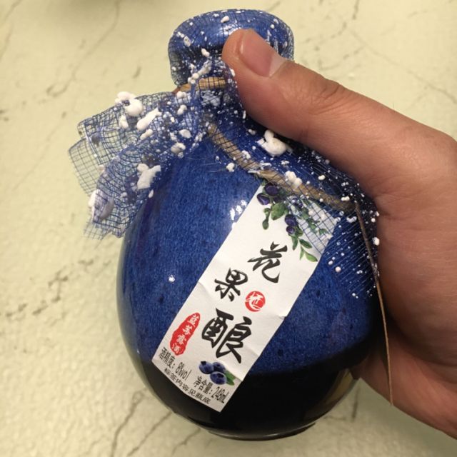 果味洋酒chalihong花果酿蓝莓露酒248ml
