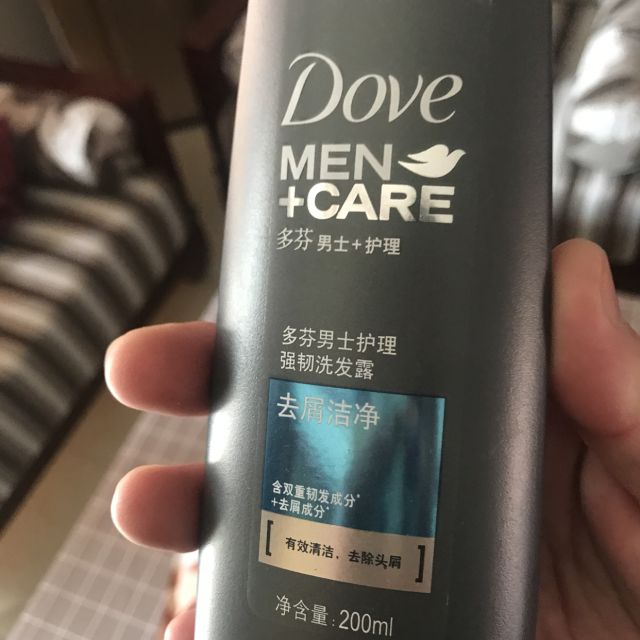 多芬dove洗发水男士护理强韧洗发露去屑洁净200ml联合利华