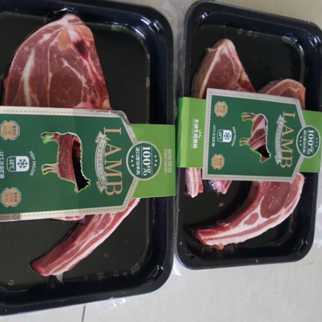 品珍鲜活 新西兰方切羊排220g/盒 法式羔羊羊排2-4个单骨净重220g