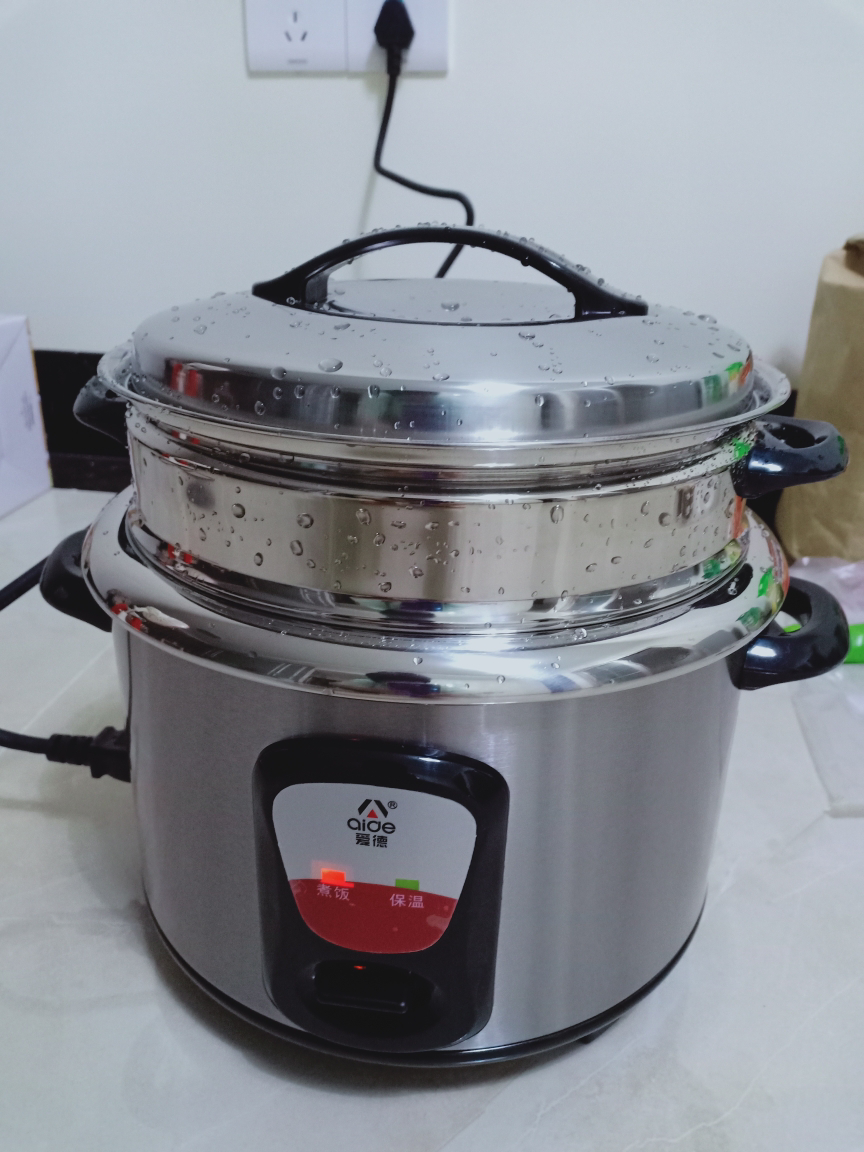 爱德(aide)正品老式电饭锅304不锈钢内胆迷你小大容量1-2-3人-4-5人-6