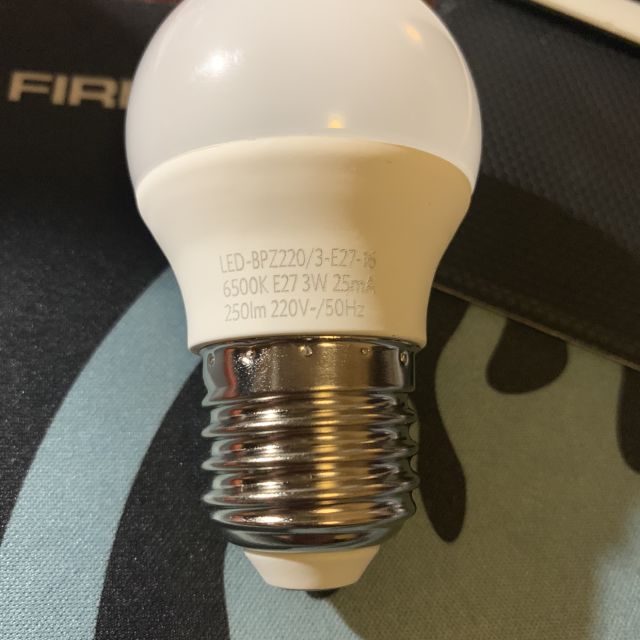 欧普照明led灯泡e27e14螺口球泡照明节能灯白光3we27螺口