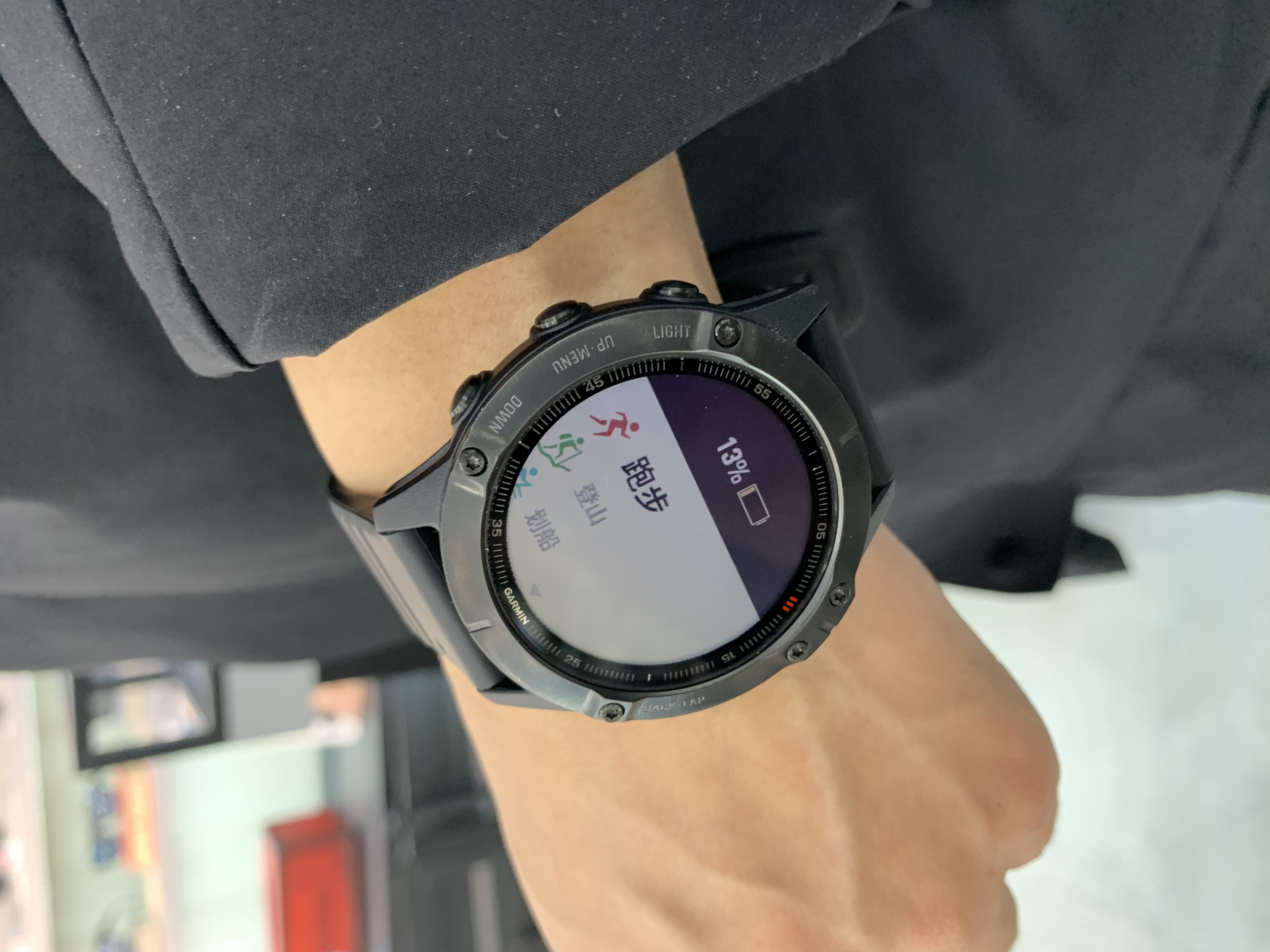 【顺丰发货】佳明(garmin)飞耐时fenix6 pro蓝宝石镜面dlc镀膜表圈