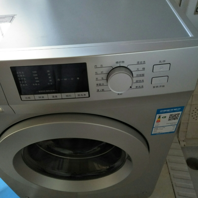 panasonic松下xqg808公斤8122全自动智能滚筒洗衣机银色新款