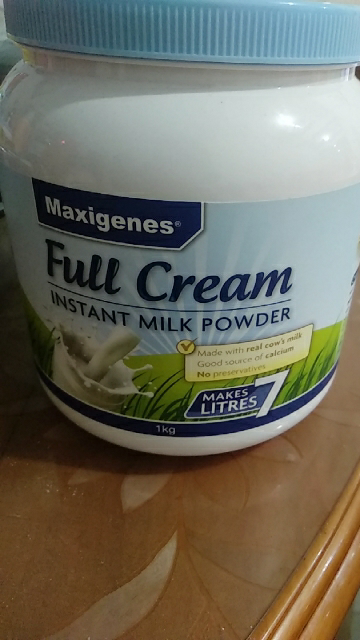 澳洲美可卓(maxigenes)成人奶粉蓝胖子全脂奶粉1000g*2瓶装 高钙速溶