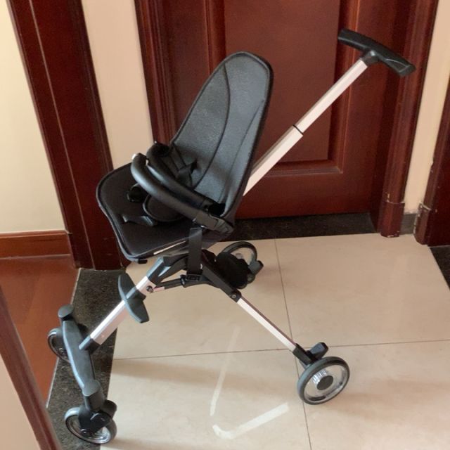 qatta卡塔遛娃溜娃神器带娃出门高景观轻便折叠双向婴儿童手推车婴儿