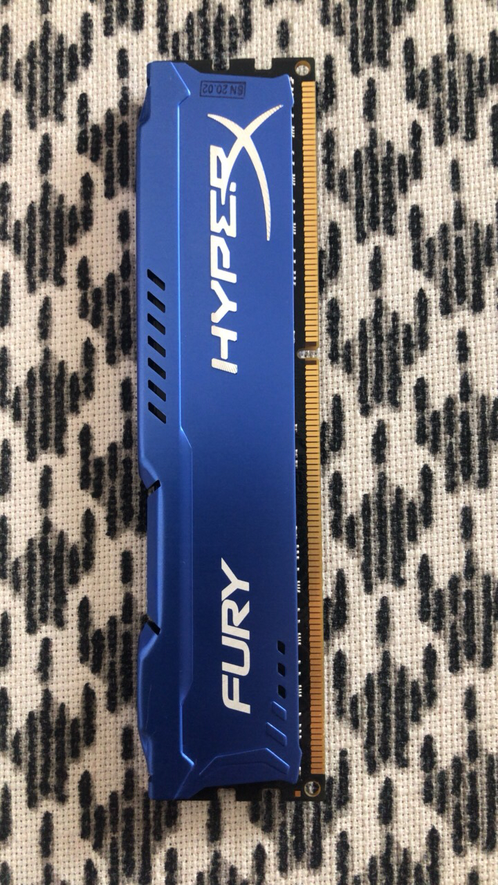 神条 fury系列 ddr3 1866 8gb台式机内存条(hx318c10f/8)蓝色晒单图