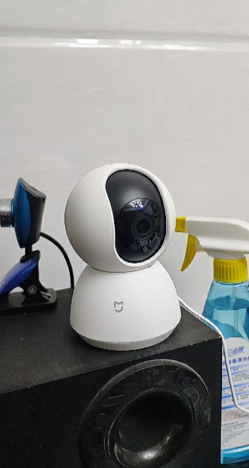 小米(mi) 米家智能摄像机云台版 1080p高清摄像头 家用监控 360度