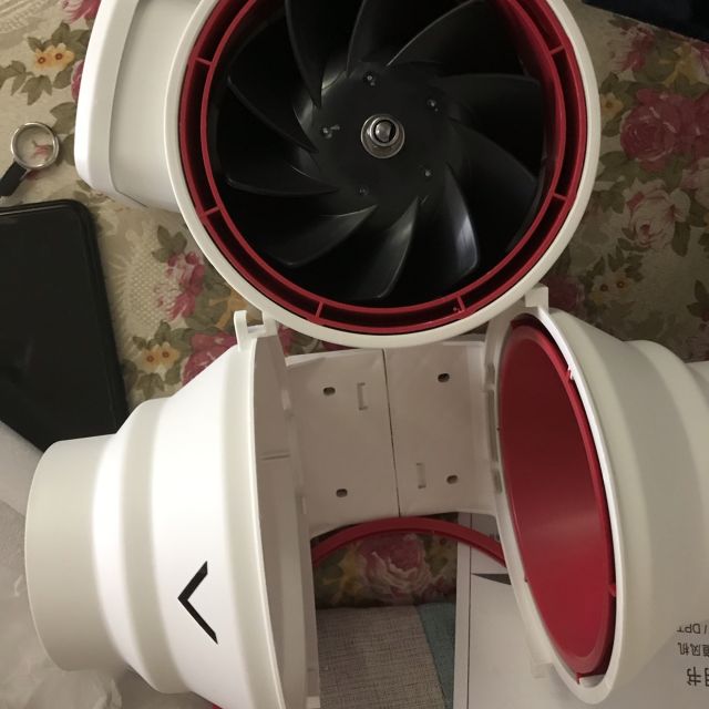 艾美特airmate管道风机排气扇4寸超强抽风机厨房卫生间换气扇排烟除烟