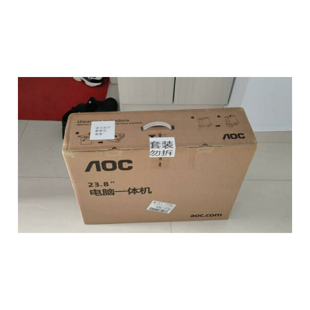 AOC AIO737 23.8英寸i3 九代超薄高清双硬盘一体机电脑(i3 9100 8G 256G 1T)高清大图|实物图