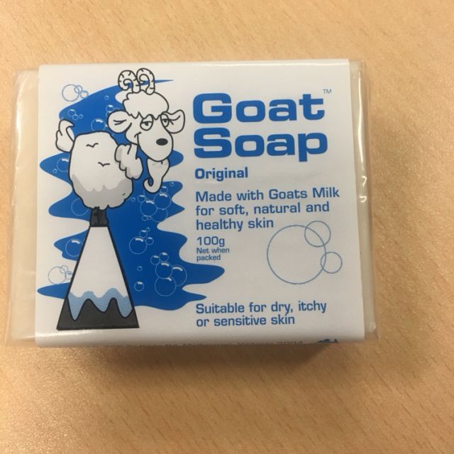 用心制皂goatsoap山羊奶皂原味滋润保湿香皂100g块澳洲进口