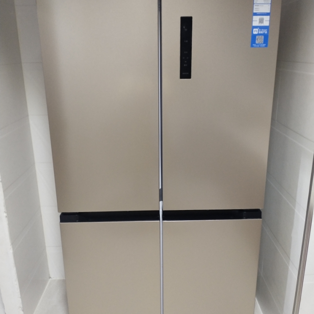 美的midea双开门风冷505升十字对开门智能变频冰箱bcd505wtpzme