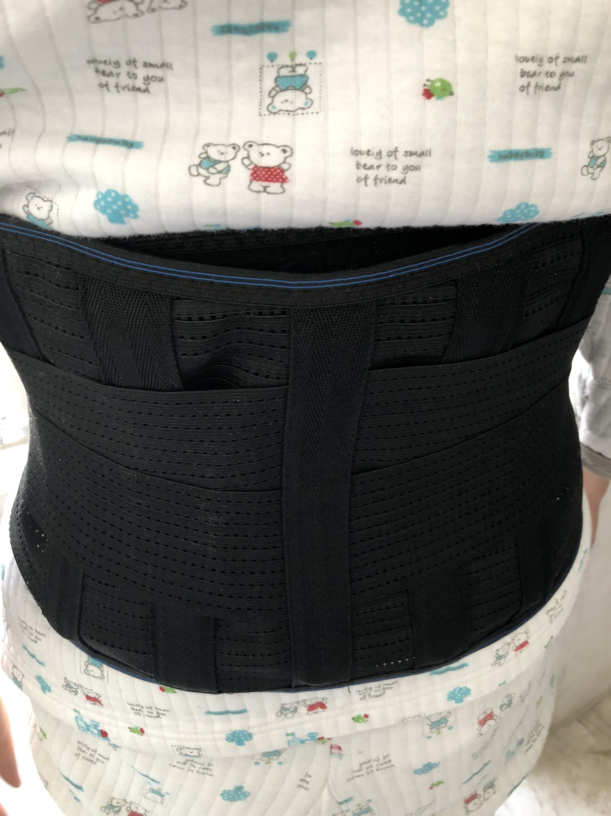 带保暖透气自发热男女腰部腰椎劳损运动康复护具 高腰【强力支撑 5根