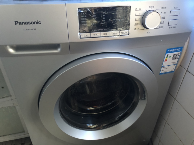 panasonic/松下 xqg80-8公斤8122全自动智能滚筒洗衣机 银色新款晒单
