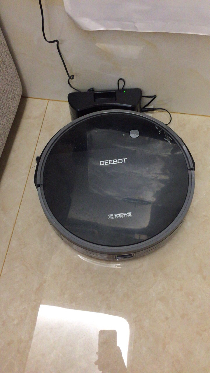 科沃斯(ecovacs)规划扫地机器人df45 超薄洗擦拖全自动智能家用一体机