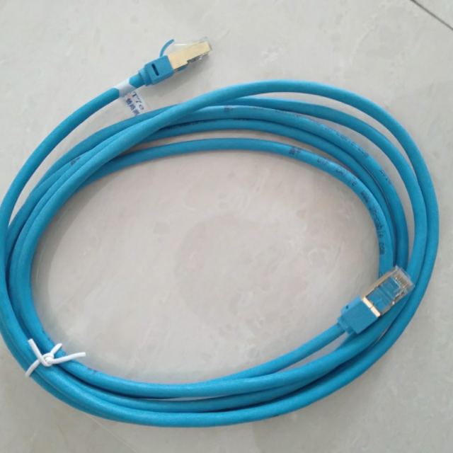 晶华工程家装网线跳线cat7无氧铜屏蔽7类电脑机顶盒路由器宽带高速