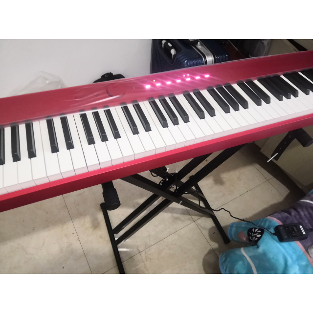 卡西欧(casio)px-s1000 次 px-s1000红色 x琴架 单踏板 琴凳礼包
