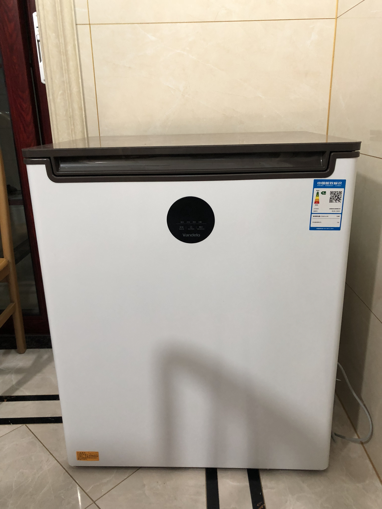 bc-150kev 150升卧式大眼萌白色单温冷柜 冷藏冷冻转换家用冰柜晒单图