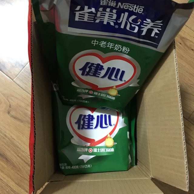 雀巢nestle怡养健心中老年奶粉400g袋装成人奶粉