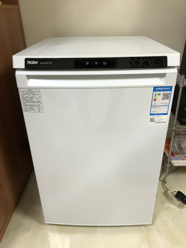 海爾(haier) bd-150dew 150升 立式冷櫃 家用小型單溫冰櫃 抽屜式冷凍