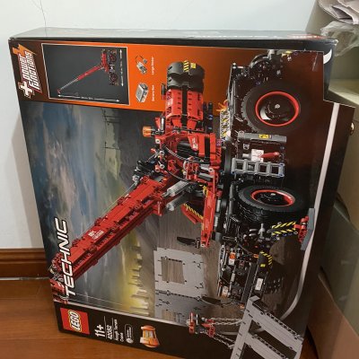 lego乐高technic机械组系列复杂地形起重机42082积木玩具