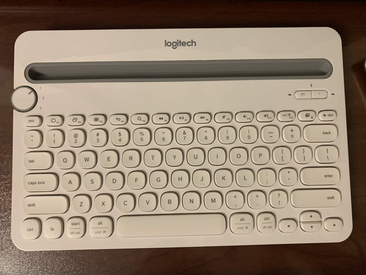 羅技(logitech) k480 無線藍牙鍵盤可連接蘋果安卓手機ipad平板筆記本