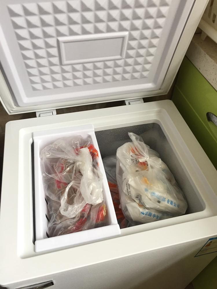 荣事达bd/bc-118 118升冰柜小型家用冰箱冷柜冷藏迷你保鲜冷冻两用
