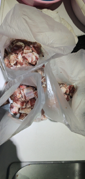 【损毁包赔】冷冻猪肋排1斤 切块新鲜猪肉 猪排骨 排骨 猪肉 炖汤