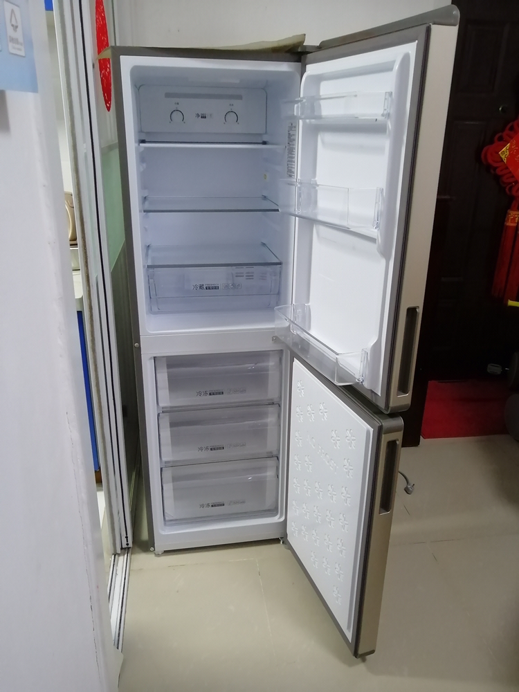 海尔(haier)bcd-190wdpt 190升双门冰箱 风冷无霜 节能家用电冰箱 两