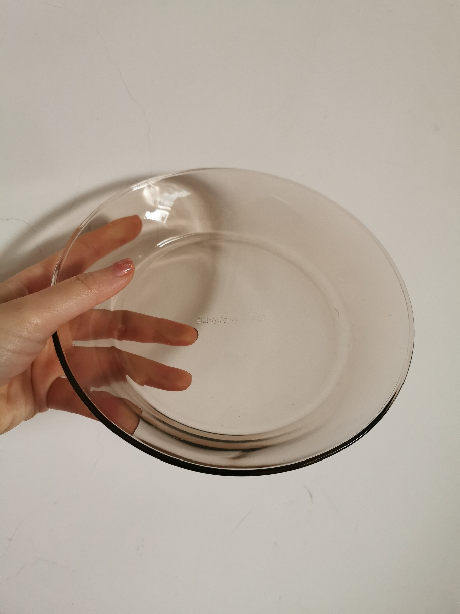 康宁餐具家用透明耐热玻璃碗碟深浅盘现代简约4件组套装康宁正品晒单