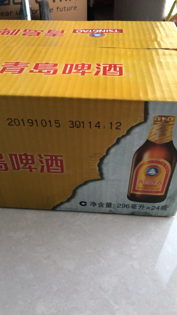青岛啤酒小棕金296ml*24瓶晒单图