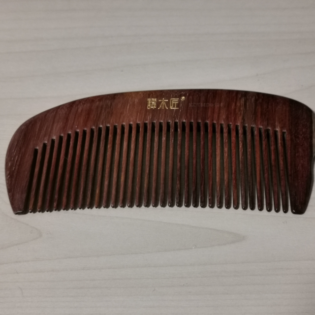 谭木匠kctmd0604天然铁木豆木梳子鸳鸯铁木豆送女友生日礼物
