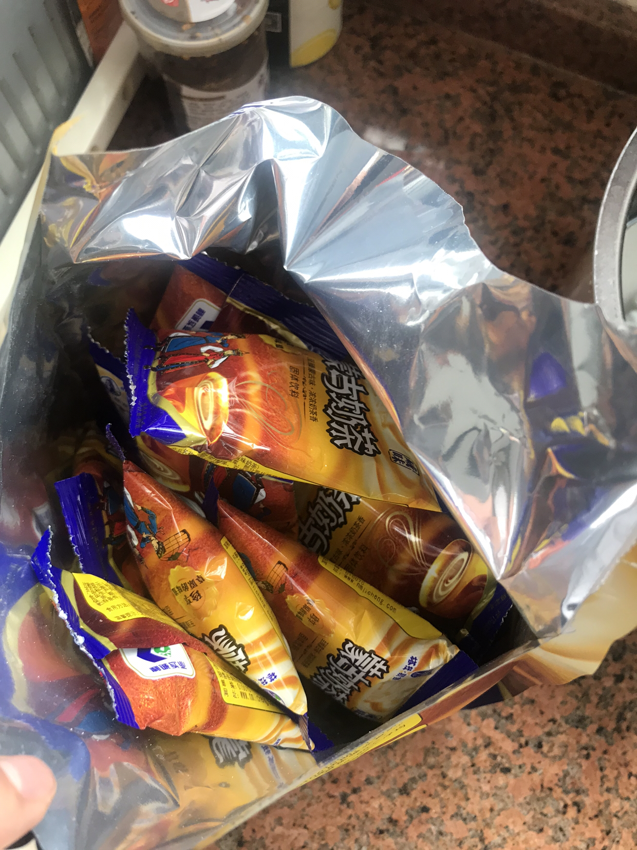 内蒙古奶茶粉塔拉额吉原味咸味奶茶400g*2营养早餐速溶冲饮晒单图