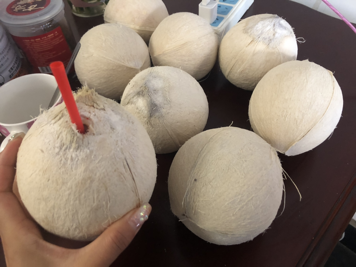 2-1.5斤 热带新鲜水果香椰去皮椰子白椰子老椰子椰王晒单图