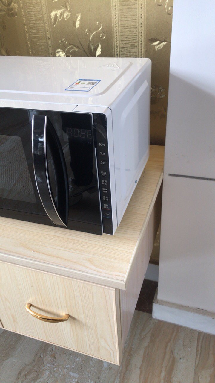 美的midea 微波炉 m3-l205c(s) 20l 微电脑式平板加热 微蒸烤一体