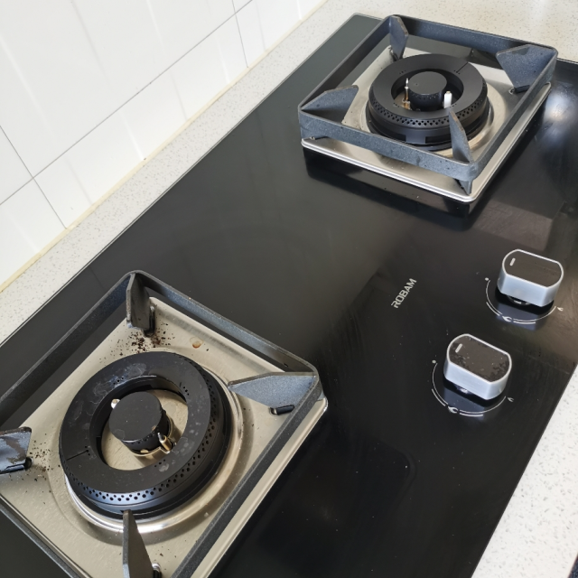 老板robam燃气灶jzt56b0天然气42kw嵌入式钢化玻璃面板