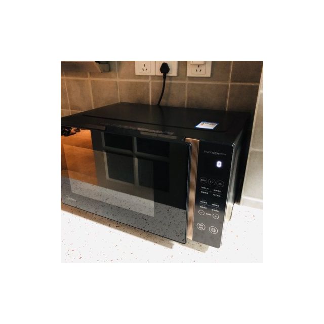 美的midea微波炉m3l231f双重烧烤智能解冻变频平板微波炉烧烤功能微波