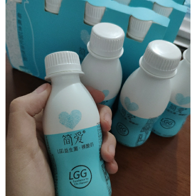简爱酸奶lgg益生菌裸酸奶120g16瓶装饮用型低温奶风味发酵乳