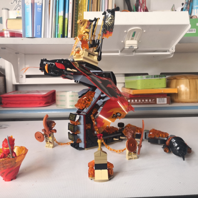 > lego乐高 ninjago幻影忍者系列 烈焰威龙70674 积木玩具商品评价 >